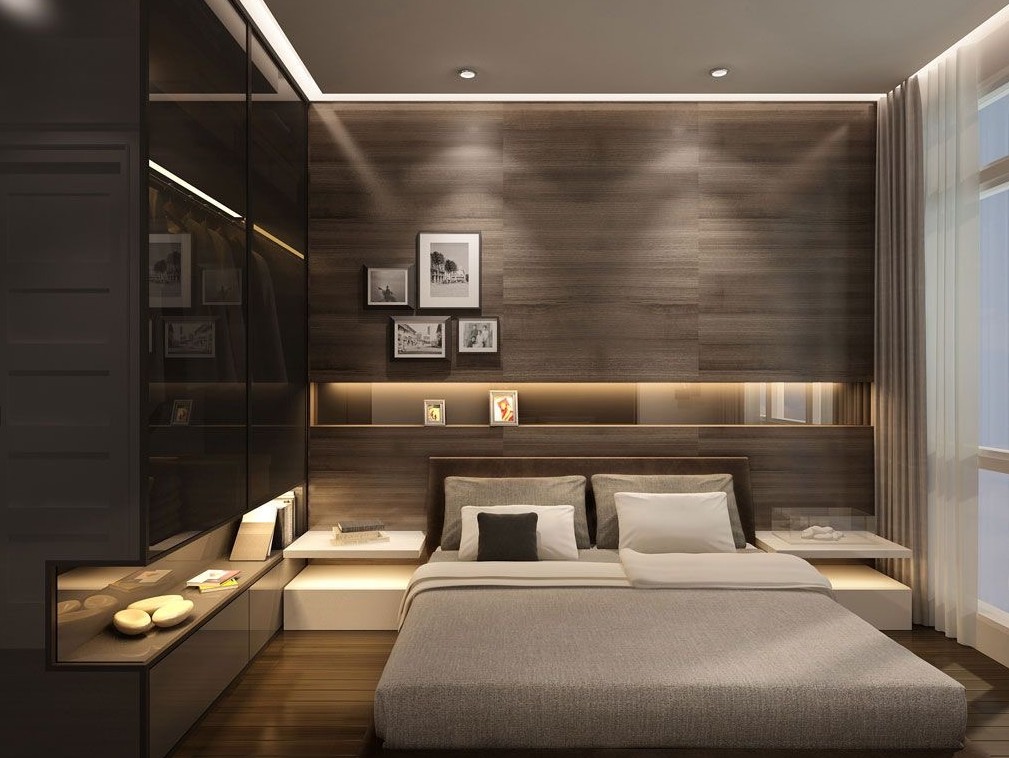 Loş Işıklı Modern Yatak Odası Mobilyaları Dekorasyon Rehberi