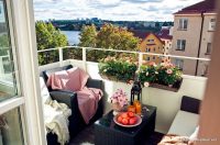 Minimalist Tasarımlı Balkon Dekorasyonu