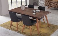 Royal Ceviz 4 Kişilik Yemek Masası Modelleri