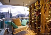 Sallanan Koltuklu Balkon Dekorasyon Fikirleri