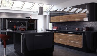 Siyah Renk Mükemmel Modern Mutfak Dekorasyonu