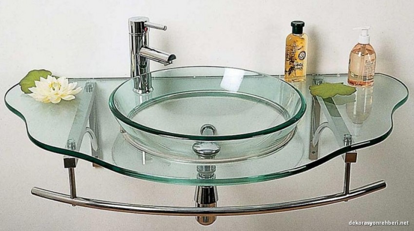 Yuvarlak Cam Lavabo Modeli