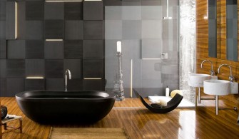En Güzel Siyah Banyo Tasarımları