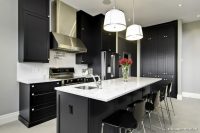 Muhteşem Siyah Mutfak Dolapları